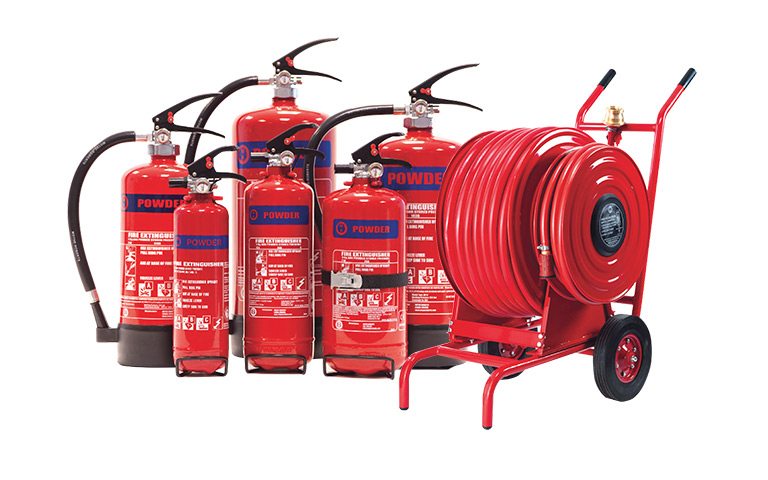 Dry powder fire extinguisher