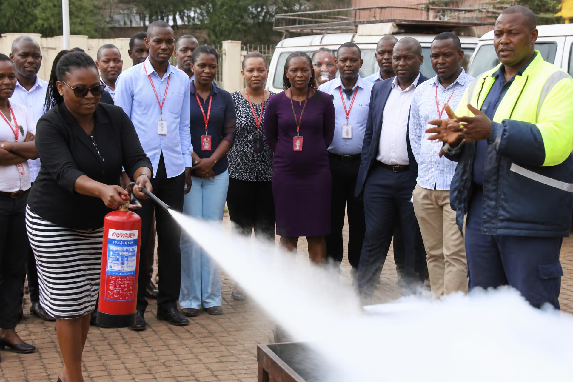 Fire safety training and workplace fire protection in Kenya